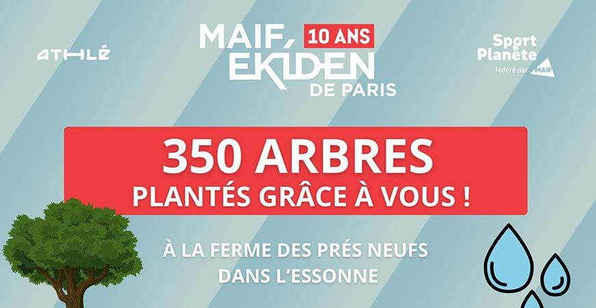 350 arbres plantés grâce aux runners